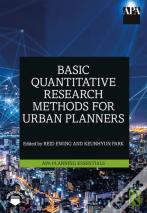 Basic Quantitative Research Methods For Urban Planners