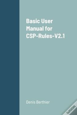 Capa do artigo Basic User Manual For Csp-Rules-V2.1