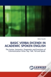 Capa do artigo Basic Verba Dicendi In Academic Spoken English