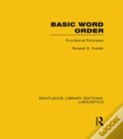 Capa do artigo Basic Word Order (Rle Linguistics B: Grammar)