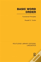 Basic Word Order (Rle Linguistics B: Grammar)