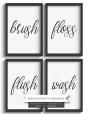 Bathroom Wall Art Illustrations - Preview