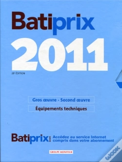 Capa do artigo Batiprix 2011 ; Coffret 2 Volumes ; Gros Oeuvre, Second Oeuvre ; Équipements Techniques