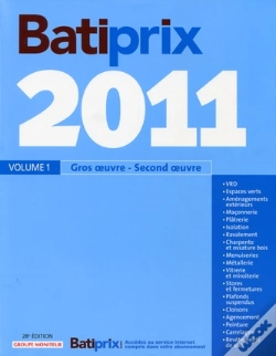 Capa do artigo Batiprix 2011 T.1 ; Gros Oeuvre, Second Oeuvre