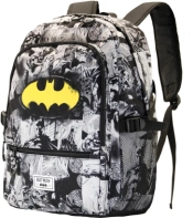 Capa do artigo Batman B/N Mochila Fight HS FAN, Cinza