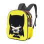 Batman Bat Chibi Mochila 3D Pequena, Amarela - Preview