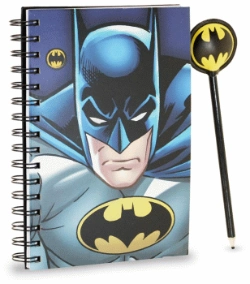 Capa do artigo Batman Rage Caixa de Presente com Caderno e Lápis Fashion, Azul