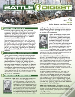 Capa do artigo Battle Digest: Shiloh