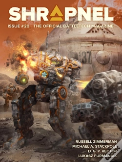 Capa do artigo Battletech: Shrapnel, Issue #20 (The Official Battletech Magazine)