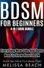 Bdsm For Beginners: Everything New Subs And Doms Need To Know About Bdsm (4-In-1 Book) - Preview