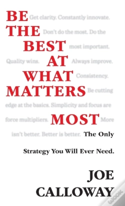 Capa do artigo Be The Best At What Matters Most