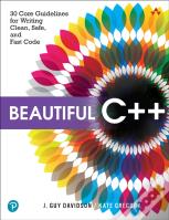 Beautiful C++