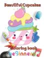 Beautiful Cupcakes Coloring Book  Beginners - Preview