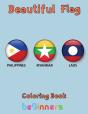 Beautiful   Flag Coloring Book  Beginners - Preview