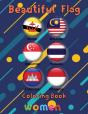 Beautiful   Flag Coloring Book  Women - Preview