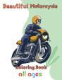 Beautiful  Motorcycle Coloring Book   All Ages - Preview