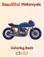 Beautiful  Motorcycle Coloring Book   Child - Preview