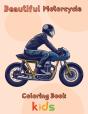 Beautiful  Motorcycle Coloring Book   Kids - Preview