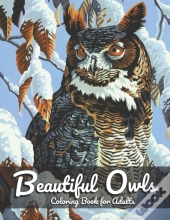 Beautiful Owls Coloring Book For Adults