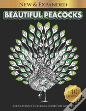 Capa do artigo Beautiful Peacocks Relaxation Coloring Book For Adults