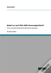 Capa do artigo Bedarf Es Nach Pisa 2006 Chancengleichheit?