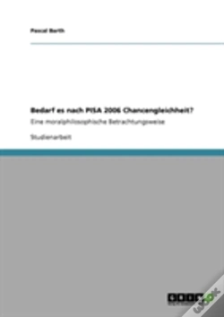 Capa do artigo Bedarf Es Nach Pisa 2006 Chancengleichheit?
