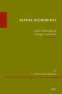 Before Maimonides - Preview
