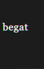 'Begat' - Preview