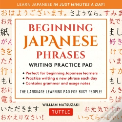 Capa do artigo Beginning Japanese Phrases Language Practice Pad