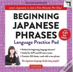 Capa do artigo Beginning Japanese Phrases Writing Practice Pad
