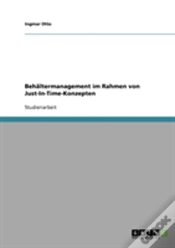 Capa do artigo Behaltermanagement Im Rahmen Von Just-In-Time-Konzepten
