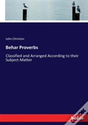 Capa do artigo Behar Proverbs