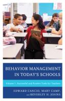 Behavior Management In Todayâ€™S Schools