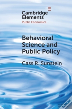 Capa do artigo Behavioral Science And Public Policy
