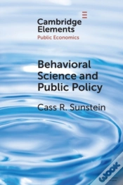 Capa do artigo Behavioral Science And Public Policy