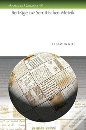 Capa do artigo Beitrage Zur Semitischen Metrik