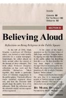 Believing Aloud