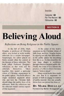 Capa do artigo Believing Aloud