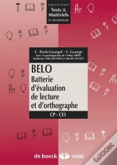 Belo ; Batterie D'Évaluation De Lecture Et D'Orthographie