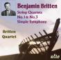 Benjamin Britten: String Quartets No. 1 & No. 3/Simple Symphony - CD - Preview