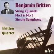 Capa do artigo Benjamin Britten: String Quartets No. 1 & No. 3/Simple Symphony - CD