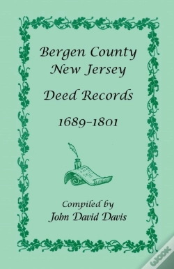 Capa do artigo Bergen County, New Jersey Deed Records, 1689-1801