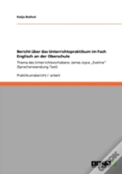 Capa do artigo Bericht Uber Das Unterrichtspraktikum Im Fach Englisch An Der Oberschule