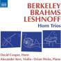 Berkeley/Brahms/Leshnoff: Horn Trios - CD - Preview