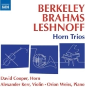 Capa do artigo Berkeley/Brahms/Leshnoff: Horn Trios - CD