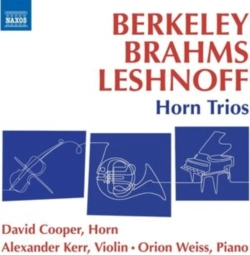Capa do artigo Berkeley/Brahms/Leshnoff: Horn Trios - CD