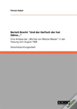 Capa do artigo Bertolt Brecht "Und Der Haifisch Der Hat Zahne..."