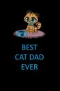 Best Cat Dad Ever Blank Lined Journal Notebook - Preview