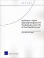 Best Practices In Supplier Relationship Management And Their Early Implementation In The Air Force Material Command - Preview