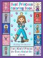 Best Princess Coloring Book - Preview